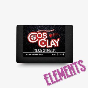 Sculpt Shop CosClay Elements Shimmer Black